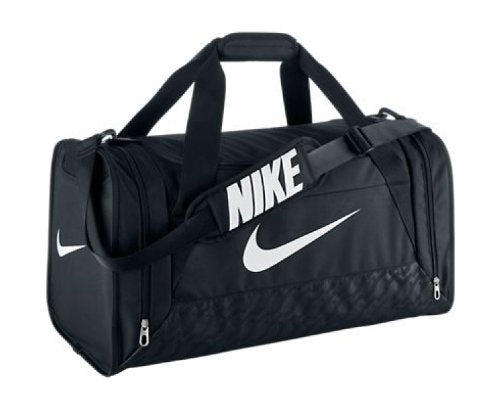 Nike Brasilia 6 Duffel Bag Black/White Size Medium