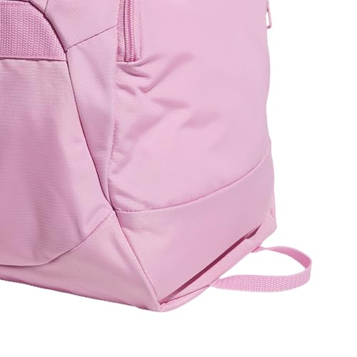 adidas Defender 5 Duffel Bag for Sports, Gym and Travel, Tropic Bloom/Clear Pink, OSFA