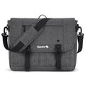 Hanke Durable Messenger Bag for Men with 15.6 Laptop Case, Business Cross Body Bag Briefcase for Women,School or Work Tote Bag Large Messanger Bag.（Dark Grey）