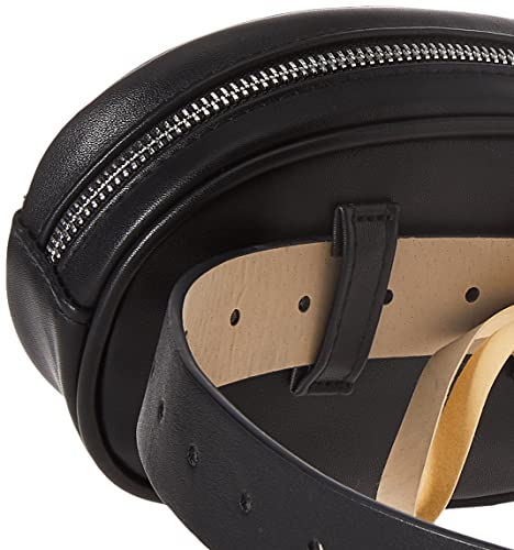 Steve Madden Basket Weave Belt Bag, Black,Small