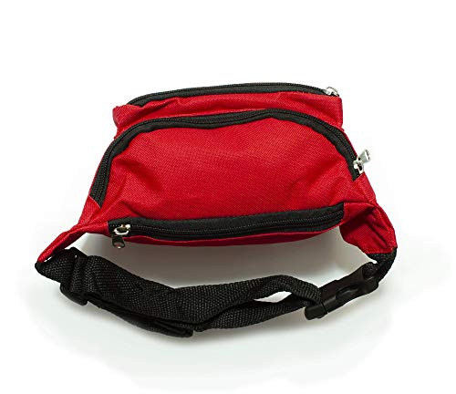 Guard Hip Fanny Waist Pack with Adjustable Strap Clip, Secure Travel Case, Belt Sport Pouch, One Size Fits All