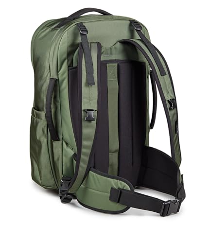 JanSport Venture Pack – Travel Pack With Large Main Compartment with Compression Straps, Dual Water Bottle Pockets, Padded Hip Belt & Luggage Trolley Pass-Through, Cargo Green