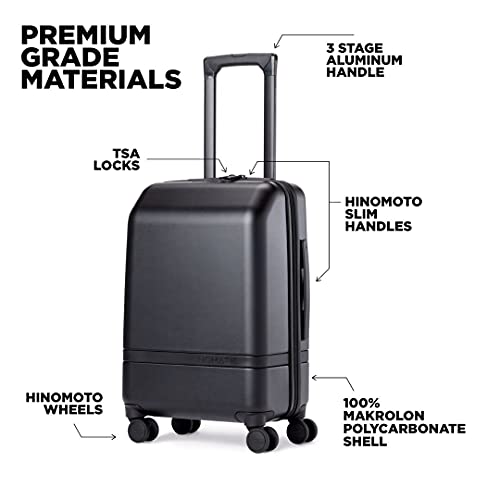 NOMATIC Carry-On Classic Suitcase, 1.8 gal (30 L), Carry-On Size RLCN00-BLK-01 CS7715