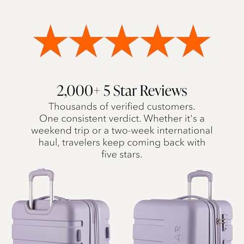 SwissGear 7366 Signature Hardside Expandable Luggage with Spinner Wheels, TSA Lock, Evening Haze, Checked-Medium 23-Inch