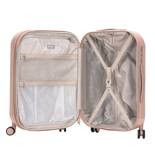 kensie Enchanting 3 Piece Luggage Set, Rose Dust