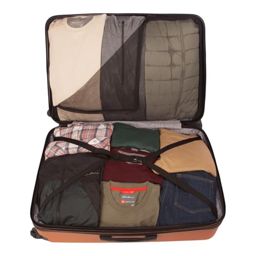 Eddie Bauer Flatiron Check-In 32" Luggage | Hardside | Spinner Wheels | Expandable | Lightweight | Travel Essentials - Paprika