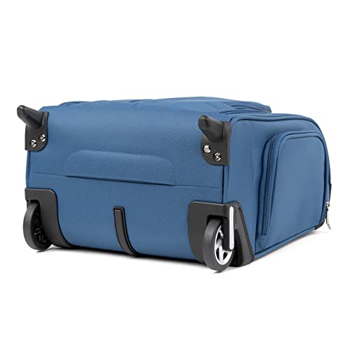 Travelpro Luggage Maxlite 5 Softside Lightweight Rolling Underseat Compact Carry on Upright 2 Wheel Bag, 15-Inch — Ensign Blue