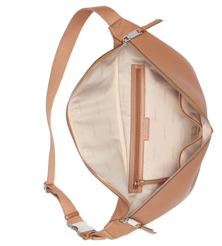 Calvin Klein Moss Organizational Large Sling Belt Bag, Caramel, One Size
