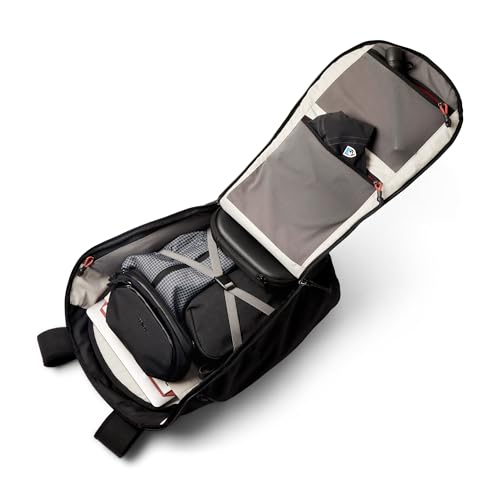 Bellroy Venture Travel Pack (26 liter carry on travel backpack, with laptop sleeve, RFID protection and bonus 15 liter tote bag) - JetBlack