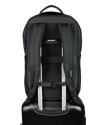 JanSport Journey Pack Backpack – Large Main Compartment, Dual Water Bottle Pockets, 15-inch Padded Laptop Compartment with Tricot Lined Sleeve, Black