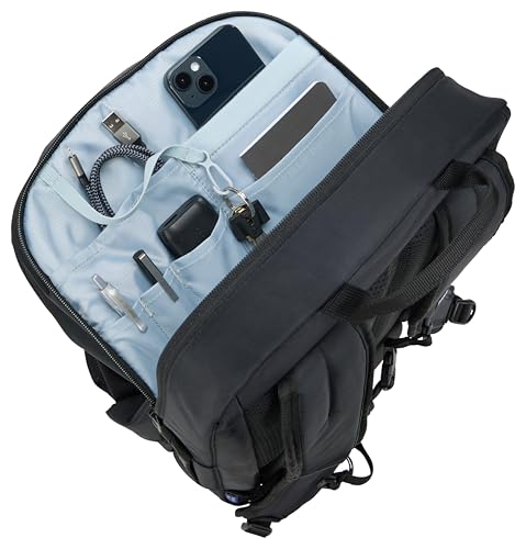 Thule EnRoute Backpack 30L, Elevated 17" Laptop Pocket, 11" Tablet Sleeve, Separate Accessories Compartment, TPU Zippered Pocket for Wet/Dirty Items