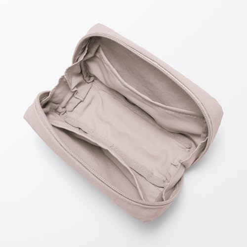 Wrinkled Nylon Pouch - Wide Opening, Medium by MUJI