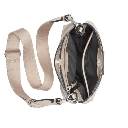 Calvin Klein Soma North/South Messenger Crossbody, Silver Mink, One Size