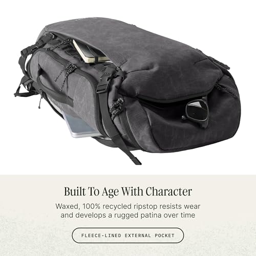 eagle creek Explore Backpack - Adventure Travel Backpack for Hiking - Comfortable Shoulder Straps - Easy Access Compartments - Reinforced Grab Handles - Removable Hip Belt - Black - 26L