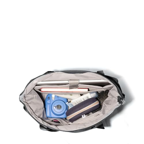 Baggallini Carryall Laptop Tote - Medium 12x19 Inch Travel Crossbody Shoulder Bag