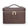 HiTotes Makeup Bag Vanity Case for Women Leather Cosmetic Bag Travel Toiletry Bags Portable Makeup Organizer Case
