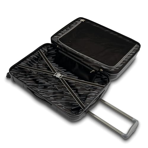 American Tourister Stratum 2.0 Hardside Expandable Luggage with Spinners | Jet Black | 3PC (CO/MED/LG)