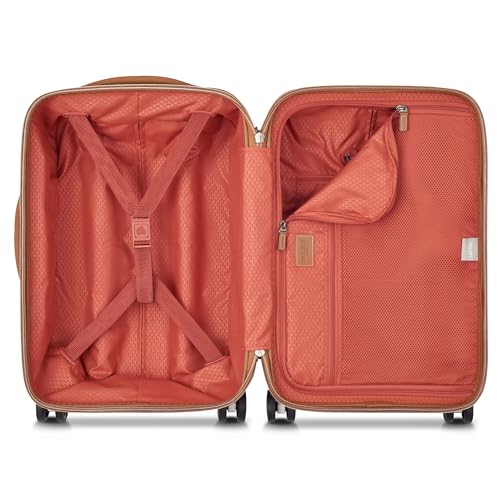 DELSEY PARIS Chatelet Air 2.0 Hardside Luggage with Spinner Wheels, Chocolate Brown, 2 Piece Set, (20/28)