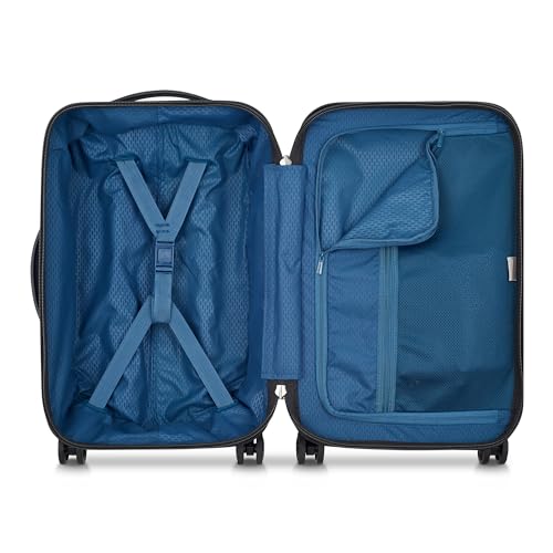 DELSEY PARIS Turenne Hardside Luggage with Spinner Wheels, Black, 2-Piece Set with Soft Pocket (19/27)