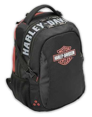 Harley-Davidson Renegade III Classic Bar & Shield Air Flow Design Backpack Black