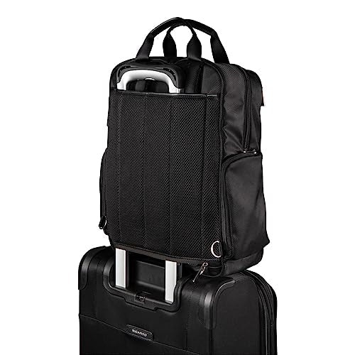 Ricardo Beverly Hills Rodeo Drive 2.0 Softside Backpacks, Lightweight, Unisex, Stylish, Black, 16-Inch Laptop Backpack