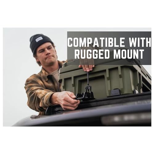 ROAM Rugged Cargo Box - Heavy Duty Roof-Mounted Storage Case, Lockable Waterproof Camping Gear Organizer, Truck Bed Storage Bin, Adventure Ready Overland Gear for Off-Road Travel