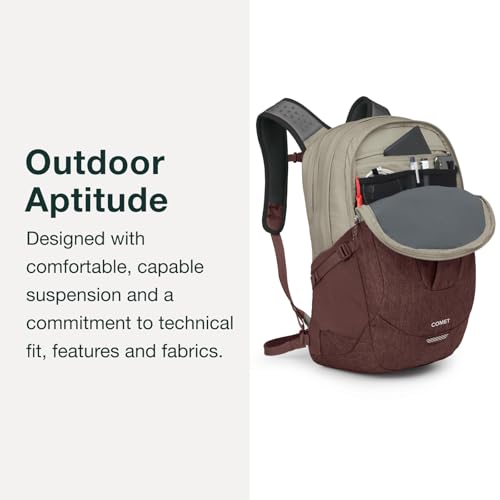 Osprey Comet Laptop Backpack, Tungsten/Soundwave Grey Heather