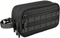 HILOMON Men's Toiletry Bag, Tactical Inspired Hygiene Shaving Bath Shower Grooming Toiletries Bag for Men Water-resistant Dop Kits for Travel