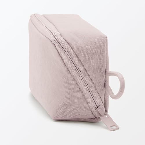 Crinkled Nylon Wide-Open Pouch - Small by MUJI