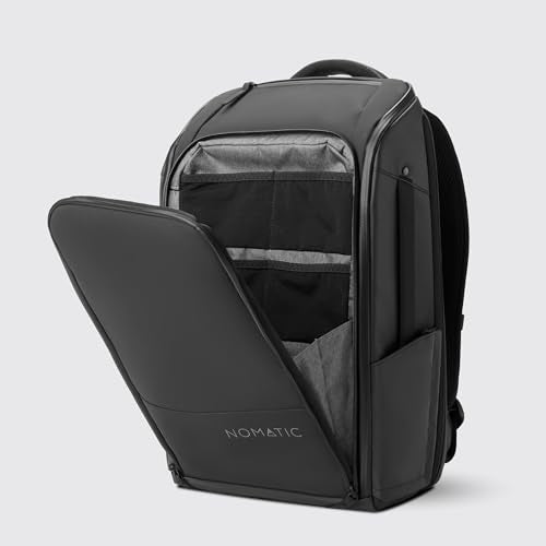 NOMATIC 20L Backpack - Work Backpack for Men and Woman - Everyday Pack - Water Resistant - 16" Laptop Sleeve - Professional Daypack For Mens - Expandable Travel Pack