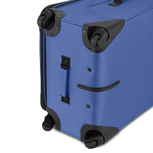 SWISSGEAR Sion Softside Expandable Spinner Luggage Durable Lightweight Travel Suitcase, Regatta, Checked-Large
