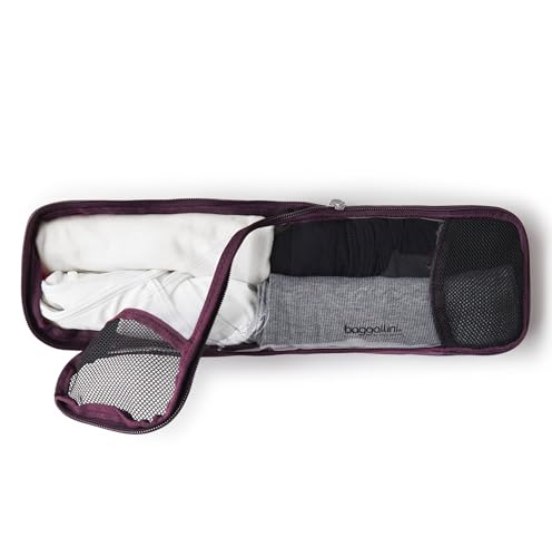 Baggallini Long Compression Cube - Lightweight Compression Packing Cube for Travel