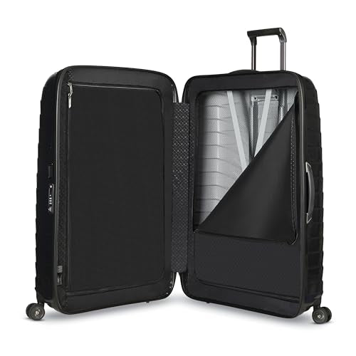 Samsonite Proxis X-Large Hardside Luggage with Dual Spinner Wheels - Innovative Roxkin™ Lightweight Shell With Ultimate Durability- Includes TSA Lock, Ergonomic Telescoping Handle - Black