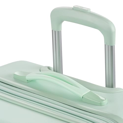 SwissGear 7366 Signature Hardside Expandable Luggage with Spinner Wheels, TSA Lock, Cup-Holder, Clearly Aqua, 3-Piece Set (19/23/27)