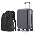 mixi 20 Inch Carry On Luggage with Cup Holder and 21 Inch Ultra Lightweight Travel Backpack as a set