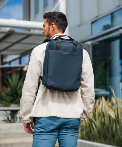 Solgaard Compass Backpack - 18L Work, School & Laptop Travel Bag (Navy)