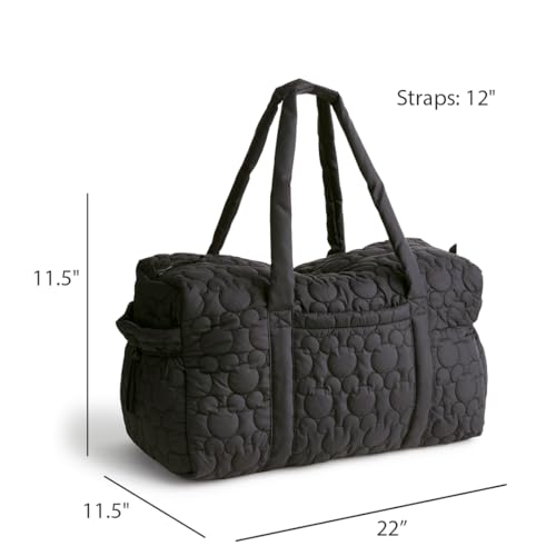 Vera Bradley Women's Disney Featherweight Large Original Duffel Bag, Pumice Stone, One Size