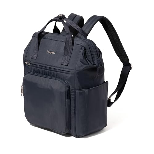 Baggallini Securtex Anti-Theft Windsor Backpack for Travel, Work & College, RFID & Locking Zipper, Up to 16" Laptop