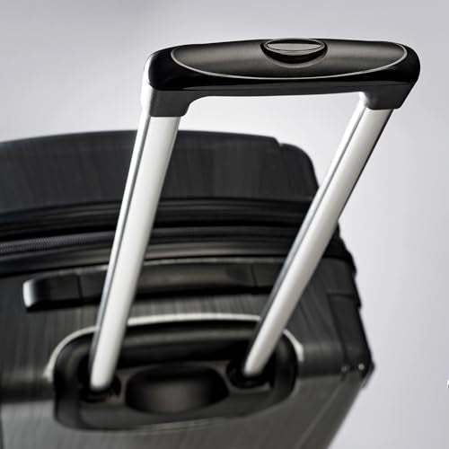 Samsonite Winfield 2 Hardside Expandable Luggage with Spinner Wheels, Charcoal, Checked-Medium 24-Inch