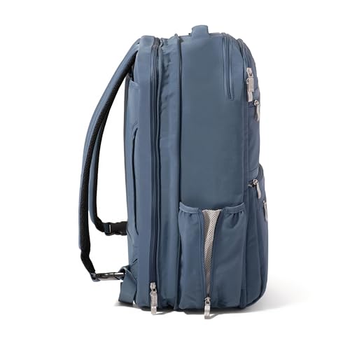Baggallini Modern Convertible Travel Backpack - Lightweight 11.8"x17.7"x 8.5" Duffel Weekender w/Laptop Pocket
