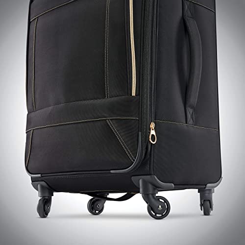 American Tourister Belle Voyage Softside Luggage with Spinner Wheels, Black, Carry-On 21-Inch