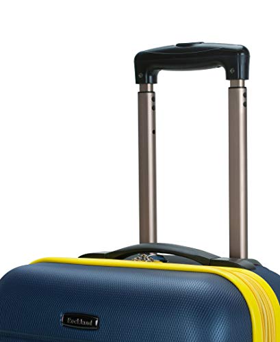 Rockland Melbourne Hardside Expandable Spinner Wheel Luggage, Carry-On 20", Navy