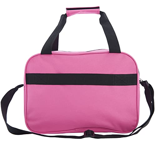 Travelers Club Midtown Hardside 4-Piece Luggage Travel Set, Bubble Gum