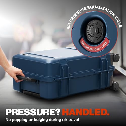 Pelican ATX Luggage - Hardside Carry On Luggage with Wheels - 22 Inch Carry On Bag - Airline Approved (Indigo)