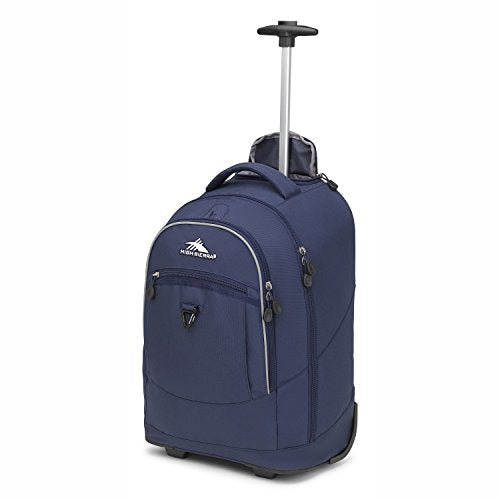 High Sierra Chaser Wheeled Laptop Backpack, True Navy