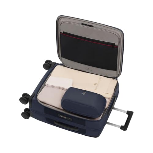 Victorinox Werks Traveler 7.0, Global Carry-On, 8-Wheel Softside Expandable Cabin Case, Navy Blue