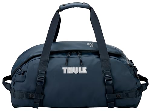 Thule Chasm 40L Duffel, Easy to Pack, Converts to Backpack, Internal mesh Pockets, Lockable Zippers, Recycled Materials