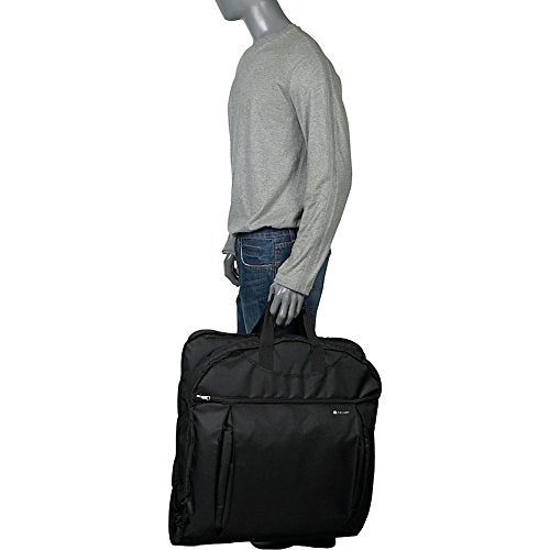 DELSEY PARIS Garment Bags Lightweight Hanging Travel Bag, Black, 52 Inch