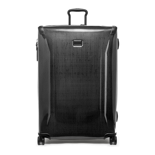 TUMI - Tegra-Lite 4 Wheel Luggage - Highly Durable Suitcase, Flexible Shell, Sleek and Lightweight Men's and Women's Expandable Rolling Bag - X-Large Expandable Checked, Black Graphite