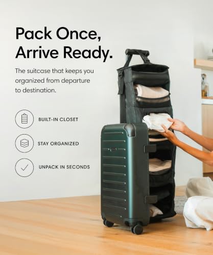 Solgaard Carry-On Closet Original - Hard-Shell 22.4" Travel Luggage (Green)